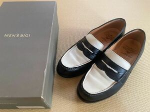 MEN’S BIGI メンズビギ　コンビローファー　25.5㎝