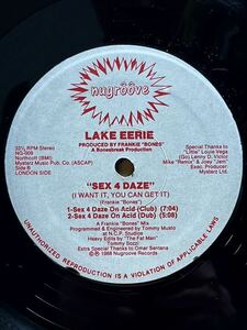 【 Tommy Musto & Frankie Bonesプロデュース！！】 Lake Eerie - Sex 4 Daze (I Want It, You Can Get It)
