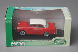  box color fading EBBRO Oldies EBBRO 1/43 Nissan Cedric model 30 (1960) red 