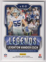 NFL LEIGHTON VANDERESCH AUTO 2022 PANINI ABSOLUTE FOOTBALL COWBOYS LEGENDS Signature AUTOGRAPH /75 枚限定 直筆 サイン カウボーイズ_画像2