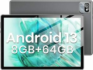 【2024 NEW Android 13タブレット】TPZ タブレット 10インチ wi-fiモデル8(4+4)+ 64GB+1TB TF拡張 7000mAh 1280*800IPS 4コアCPU