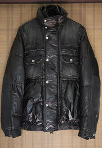 Sacai サカイ 20AW Denim x Nylon Docking Padded Blouson デニムドッキングジャケット 定価￥159500- SIZE 1 