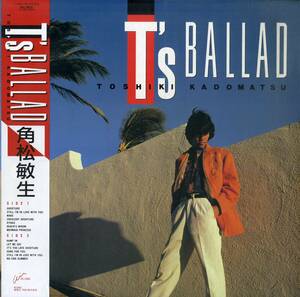 A00587130/LP/角松敏生「Ts Ballad (1985年・RAL-8832・ディスコ・DISCO・ソウル・SOUL・アーバンファンク・FUNK)」