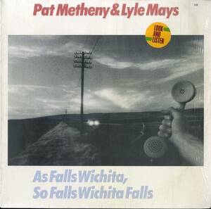 A00588466/LP/パット・メセニー＆ライル・メイズ「As Falls Wichita So Falls Wichita Falls (1981年・ECM-1190・コンテンポラリーJAZZ・