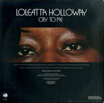 A00589252/LP/ロリータ・ハラウェイ (LOLEATTA HOLLOWAY)「Cry To Me (1975年・YX-7049-GC・ソウル・SOUL・ファンク・FUNK)」_画像2