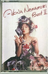 F00025291/カセット/中森明菜「Best II (1989年・28L4-49)」