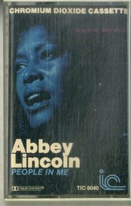 F00025202/カセット/アビー・リンカーン (ABBEY LINCOLN)「People In Me (TIC-6040・ヴォーカル・モードジャズ・MODAL・コンテンポラリー