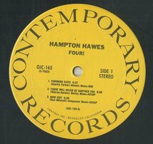 A00588702/LP/ハンプトン・ホーズ (HAMPTON HAWES)「Four! (1984年・OJC-165・バップ)」_画像3
