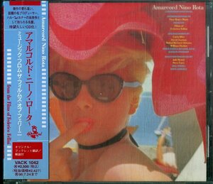 D00158854/CD/ニーノ・ロータ(音楽)「Amarcord Nino Rota ミュージック・フロム・ザ・フィルム・オブ・フェリーニ (1994年・VACK-1042・