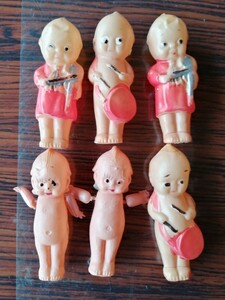 Целлюлоидные куклы Kewpie 13 Showa Retro