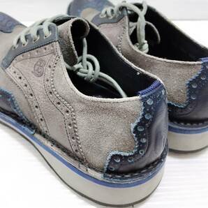 LANVIN en Bleu ランバンオンブルー 本革 レザー ウィングチップ レザーシューズ 革靴 紳士靴 メンズ 24.5cmの画像2