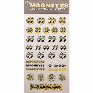 送料85円　MOON アソート 転写シール セット MOONEYES ムーンアイズ [DM067]