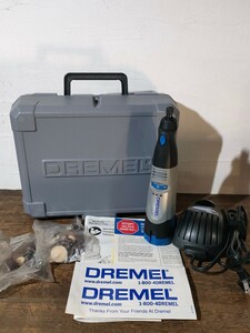 [ прекрасный товар * рабочее состояние подтверждено ] DREMEL DREMEL заряжающийся маршрутизатор 10.8V кейс др. принадлежности большое количество 