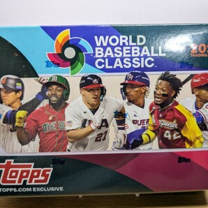 【新品未開封/１箱】③2023 Topps World Baseball Classic BOX シュリンク付き 大谷翔平 WBC の画像1