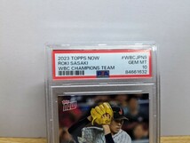 【PSA10】 佐々木朗希 2023 Topps Now World Baseball Classic （#WBCJPN9） ROKI SASAKI WBC 侍ジャパン 千葉ロッテ（GEM MINT）_画像4