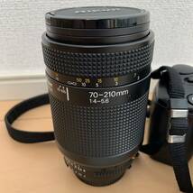 h027）Nikon ニコン AF F-601 一眼レフカメラ フィルムカメラ レンズセット35-70mm 1:3.3-4.5/ 70-210mm 1:4-5.6 _画像7