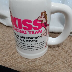 【希少】KISS RACING キッスレーシング ビアカップ 80’sの画像1