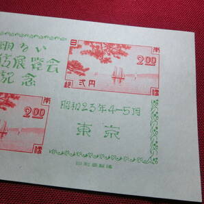  美品 東京逓信展 小型シート 未使用 S2308の画像4