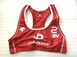 2009 浅尾美和 ファイテンJBV ビーチバレー 選手支給 競技用 非売品 トップスユニフォーム 