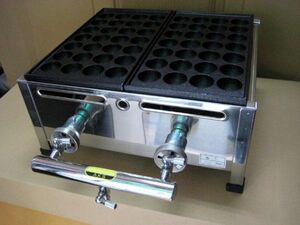  business use takoyaki pan 2 number .[28 hole x2 ream ] ( propane gas )