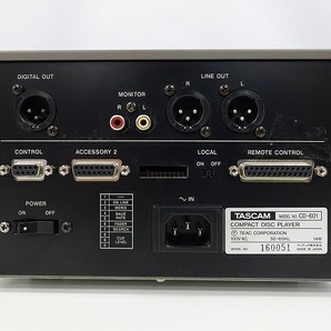 TASCAM 業務用CDプレーヤー CD-601 ジャンク *400220の画像7