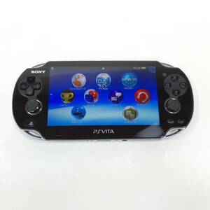 PlayStation Vita本体 Wi-Fiモデル（PSVITA本体 PCH-1000 ZA01/クリスタル・ブラック） PS Vita