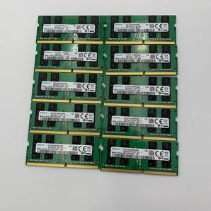 SNMSUNG 2RX8 PC4-2400T-SE1-11 16GB×1 10枚セットノート用メモリ動作品