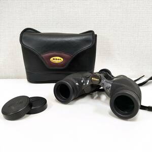 5108【記名有 希少品☆Nikon / 双眼鏡】8×32 7.5° SE/CF◇レザーケース 前後レンズキャップ ニコン◇Binoculars ビノキュラー◇現状品