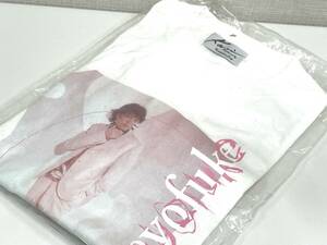 5267* редкий Sawada Kenji 1999 год концерт Tour футболка .. способ . ночь дуть . товары не использовался хранение товар белый белый Showa идол выгорание пятна есть 