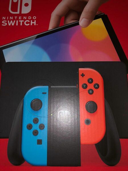 Nintendo Switch（有機ELモデル） Joy-Con(L) ネオンブルー/(R) ネオンレッド　新品未開封