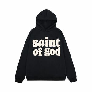 SAINTMICHAEL×Fear of God セントマイケル　 フィアオブゴット ESSENTIALS（エッセンシャルズ） パーカー　ブラック激レア　Mサイズ