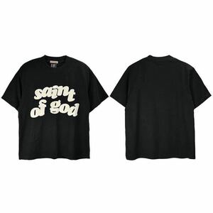 SAINTMICHAEL×Fear of God セントマイケル　 フィアオブゴット ESSENTIALS（エッセンシャルズ） Tシャツ　ブラック激レア　XLサイズ