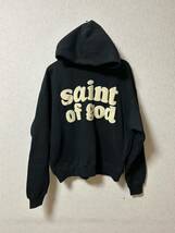 SAINTMICHAEL×Fear of God セントマイケル　 フィアオブゴット ESSENTIALS（エッセンシャルズ） パーカー　ブラック激レア　Lサイズ_画像5