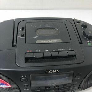 ★CD/カセット再生OK★SONY MEGA BASS CDラジオカセットコーダー CFD-38 現状品 AAL0117大3343の画像4