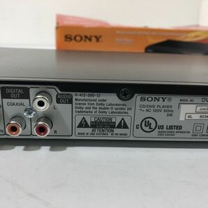 SONY ソニー DVP-SR210P CD/DVDプレーヤー リモコン付 AAL0117小4709/0314の画像4