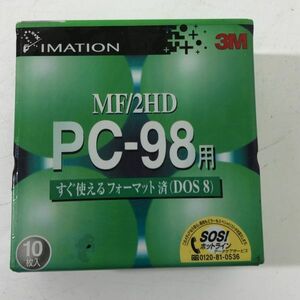 [5/26 last liquidation ]IMATION MF/2HD floppy disk PC-98 for 10 sheets entering format ending DOS 8 MF2HD D8-10PM AAL0228 small 4873/0328