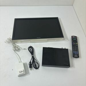 【送料無料】★動作確認済★Panasonic TV ポータブルテレビ UN-19F5D / チューナー UN-ESS まとめて 付属品あり AAL0105大3473/0328