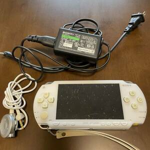 PSP 1000 充電ケーブル イヤホン付き 通電確認なし
