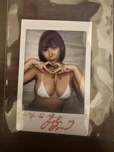 Art hand Auction 15... Aoi Hinata مختلف Aoi موقعة DVD مكافأة توقيع Instax توقيع ليس للبيع على موقع Instax, سلع المواهب, تصوير