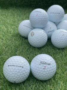 Titleist PRO v1x 2021年モデル 【S級ランク】12個セットロストボール