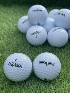 本間ゴルフボール HONMA D1 2022年モデル【S級ランク】12個セット☆ロストボール