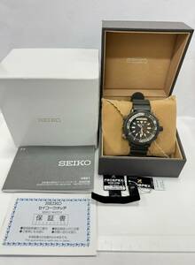 (1)【状態良好！稼働品】SEIKO PROSPEX セイコー プロスペックス H851-00B0 SBEQ009 メンズ 腕時計 ソーラー ダイバースキューバ 中古