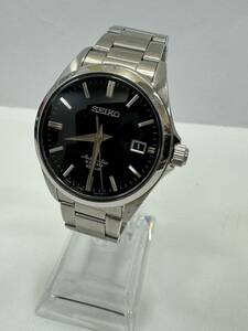 (5)【1円スタート！稼働品】SEIKO セイコー 4R35-03X0 自動巻き メカニカル シースルーバック ドレスライン メンズ 腕時計 中古 詳細不明