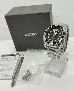 (4)【1円スタート！稼働品】SEIKO PROSPEX セイコー プロスペックス 6R15-00G0 SBDC031 メンズ 腕時計 ダイバーウォッチ 中古 詳細不明