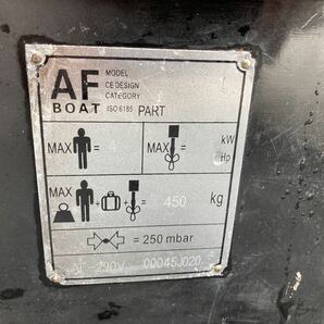 AF290V AFボート ゴムボート 2馬力の画像3