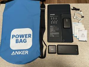 Anker PowerBag 2023 アンカー パワーバッグ　バッテリー ソーラーパネル 防災セット 未使用 送料無料