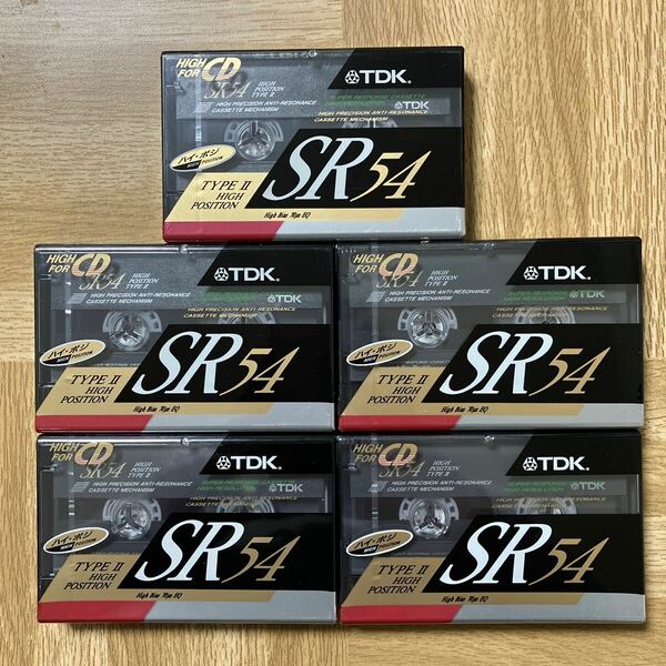 【送料無料】TDK SR54分TYPEⅡハイポジション カセットテープ 5本セット