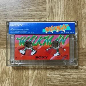 【中古品、消去済】SONY WALKMAN ウォークマン46分ノーマルカセットテープ1本