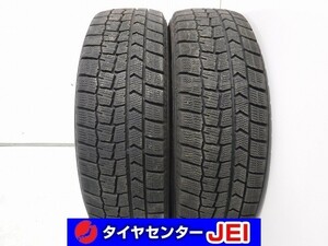 175-65R15 8.5分山 ダンロップ ウィンターマックスWM02 2019年製 中古スタッドレスタイヤ【2本セット】送料無料(AS15-3099）