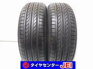 185-60R15 9分山 ヨコハマ ブルーアースE50 2021年製 中古タイヤ【2本セット】送料無料(AM15-6776）